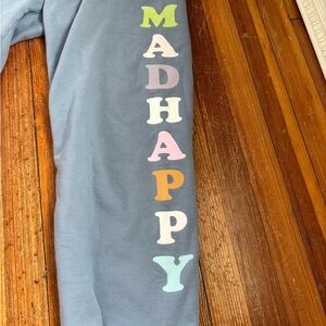 Madhappy Gray Sweatpants with Vibrant Accents